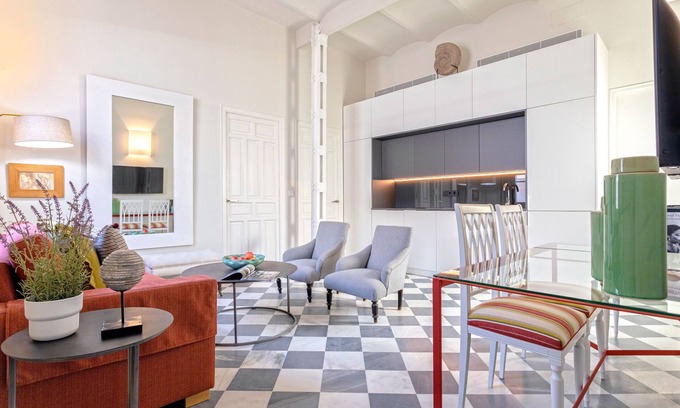 San Vicente Apartment | Central Retreat: San Laureano V with Spa & Family Amenities