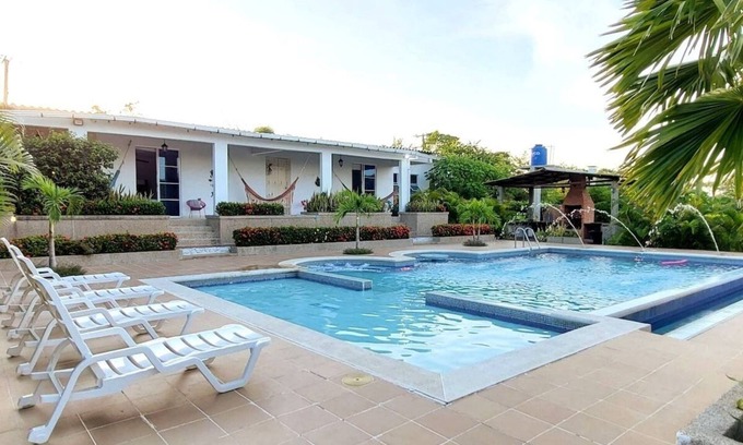 Sabanalarga House | Relaxing CASA FINCA Pool Retreat with Spa & Family Amenities