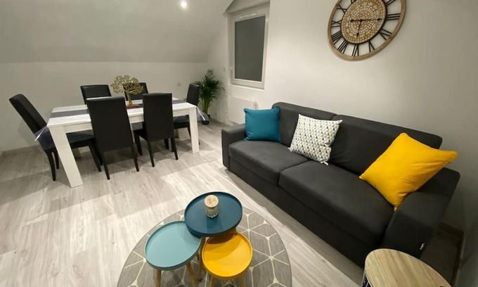 Saint-Nicolas-de-Port Apartment | Unique Souplex with Basilica View - Guest Rated 9.1