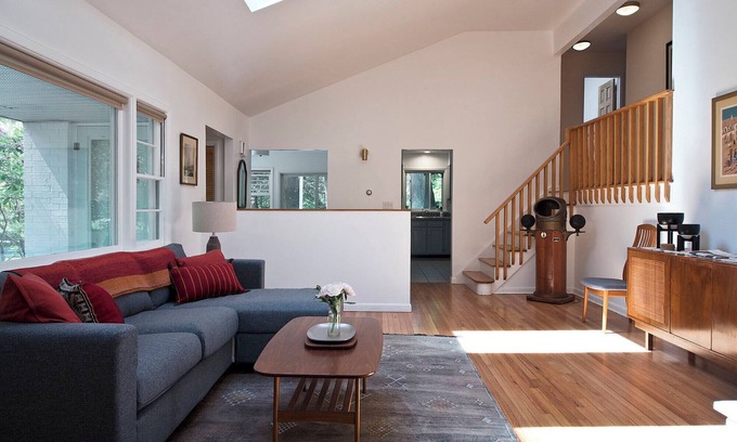 Woodstock House | Renovated Family Retreat with Spa Near Woodstock Center
