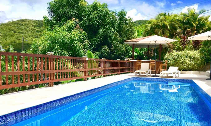 Ciceron Apartment | Impressive Poolside Apartment at Marigot Bay Awaits You