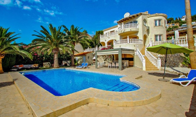 Pinar del Advocat Villa | Sea View Villa with Private Pool: Fabya in Teulada