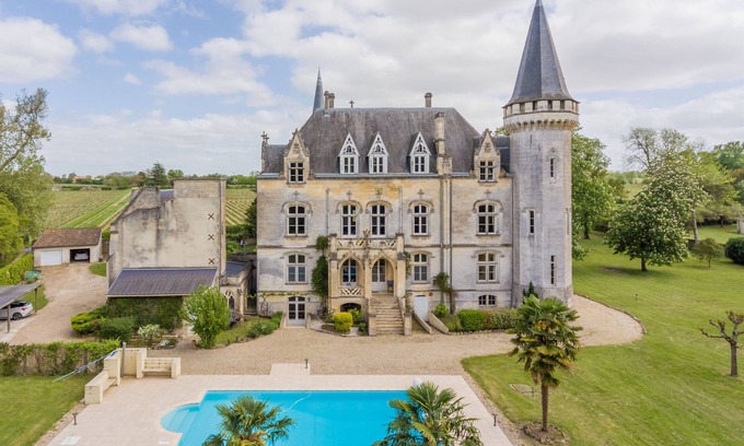 Blaye Other | Enchanting Chateau with Pool Amidst Vineyard Bliss