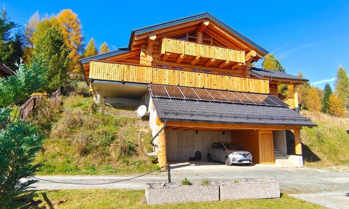 Hochrindl House | Falkenblick: Oceanfront Retreat with Spa & Family-Friendly Fun