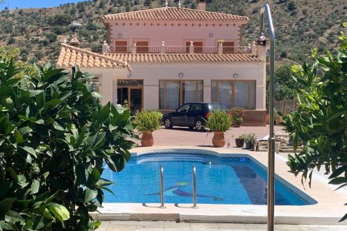 Alcaucin House | Inviting House with Private Pool and Mountain Views