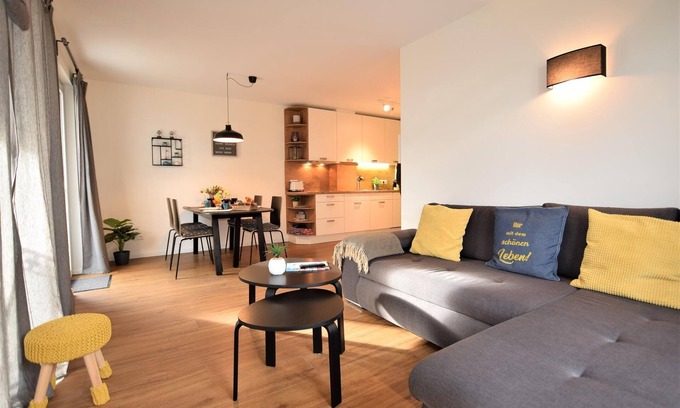 Hohwacht Apartment | Family-Friendly Retreat at Familie Anker with Ocean View