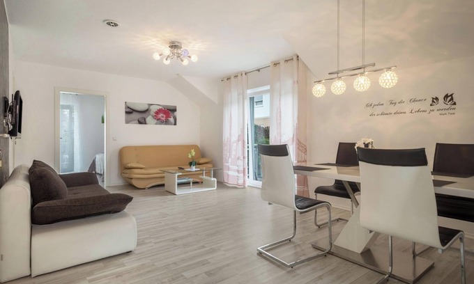 Meersburg Apartment | Family Apartment 2 with Balcony & Ocean View at Lake Constance