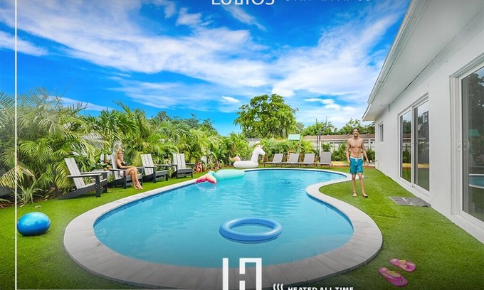 Miami Gardens House | 5BR Miami Retreat with Pool, Basketball & High Guest Rating