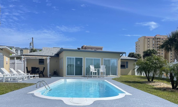 Daytona Beach House | Ocean View Retreat: Family-Friendly with Heated Pool