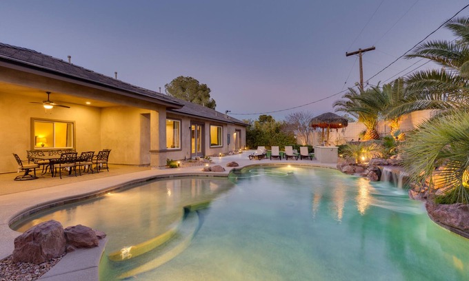 Royal Crest Rancheros House | Family-Friendly Oasis with Pool, Spa & 10/10 Guest Rating