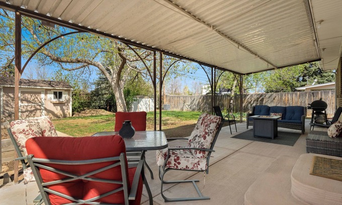 Longmont House | Family-Friendly Retreat with Covered Patio & Fenced Yard