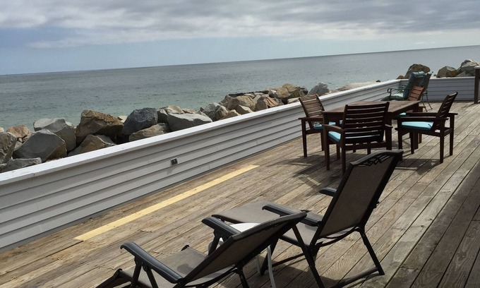 Greenbush House | Oceanfront Scituate Escape: Family-Friendly Beach Retreat