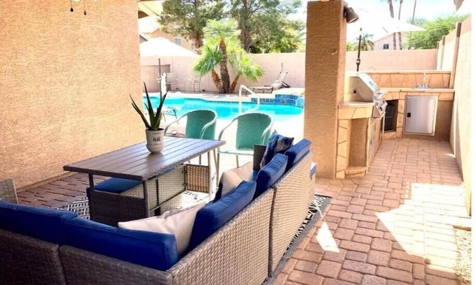 Superstition Springs House | Family-Friendly Oasis with Heated Pool & Spa Amenities