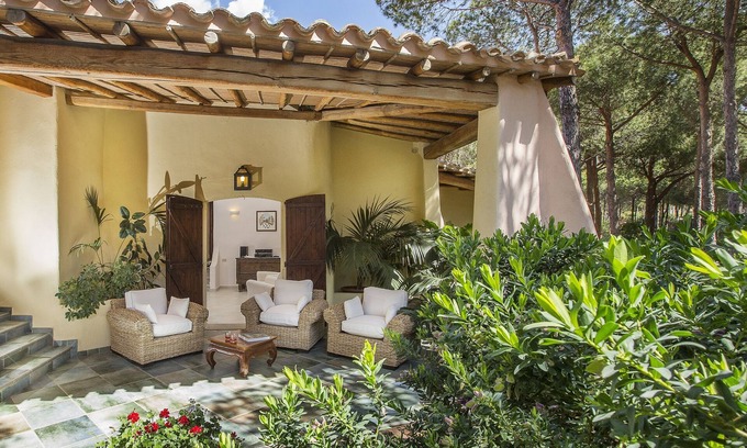 Porto Sa Ruxi Villa | Family-Friendly Villa Capo Boi: Steps from Private Beach