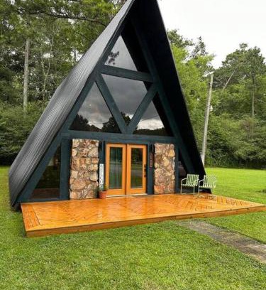 Guntersville House | Ideal A Frame Retreat with Firepit & Lake Access