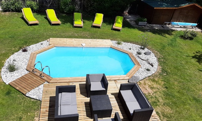 Tosse House | Family home with swimming pool close to beaches, lakes and cycle paths.