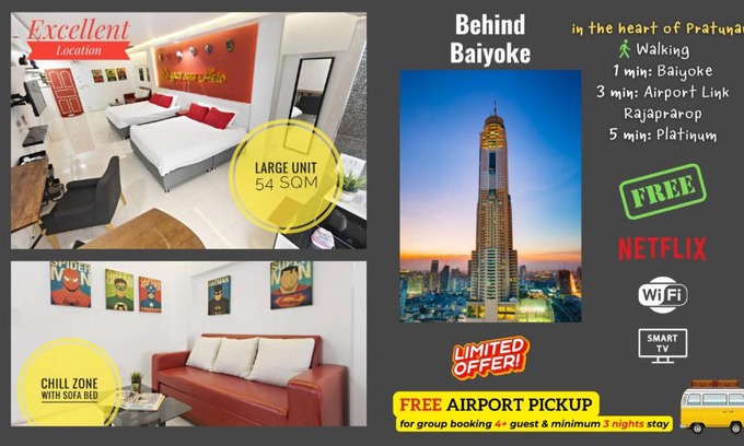 Thanon Phaya Thai Apartment | Family Hub Pratunam: Ideal Base for Family Adventures