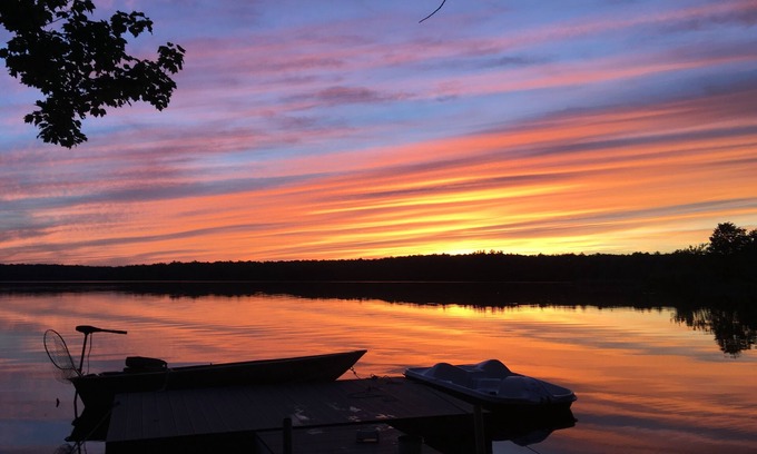 Pocono Summit House | Beautiful Lakefront Retreat with Private Beach & Dock