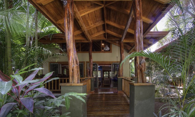 Nosara House | Family Oasis Steps from Playa Guiones with Ocean View