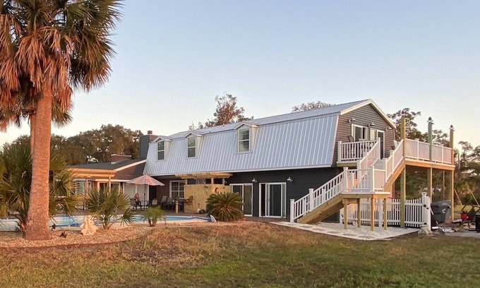 St. Marys House | Ultimate Family Reunion Estate with Pool & Island Views