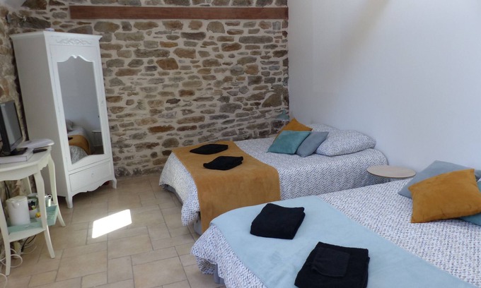 Plouer-sur-Rance House | Family Room Steps from the Beach with Pool & Ocean View