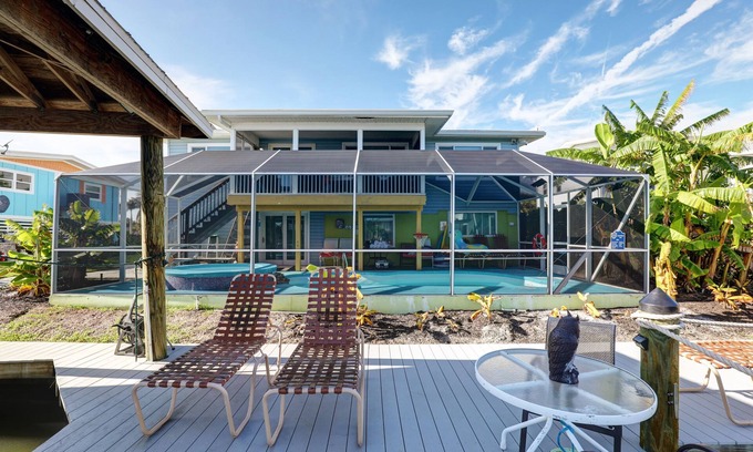 Mid Island House | Family-Friendly Retreat with Private Beach and Hot Tub