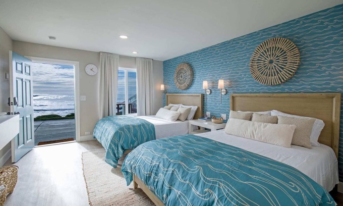 Shelter Cove House | Beachfront Escape: Newly Renovated with Gorgeous Ocean View