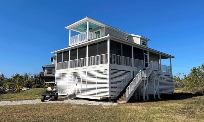 Placida House | Top-Rated Family Tides on LGI with Oceanfront Views