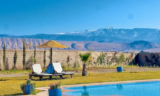 Ait Faska Villa | Inviting Family Villa with Pool and Breathtaking Mountain Views