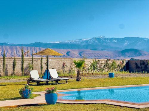 Ait Faska Villa | Inviting Family Villa with Pool and Majestic Mountain Views