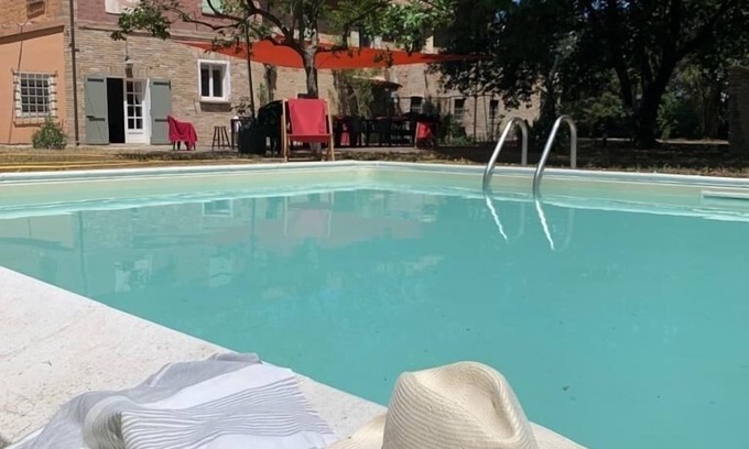 Fano Villa | Fano: Spacious Apartment with Ocean View & Pool Access