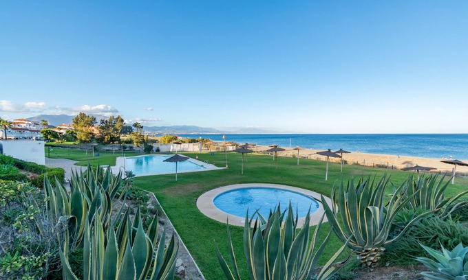 Puerto de la Duquesa House | Seaside Haven: Pet-Friendly Aldea Beach 39 Retreat