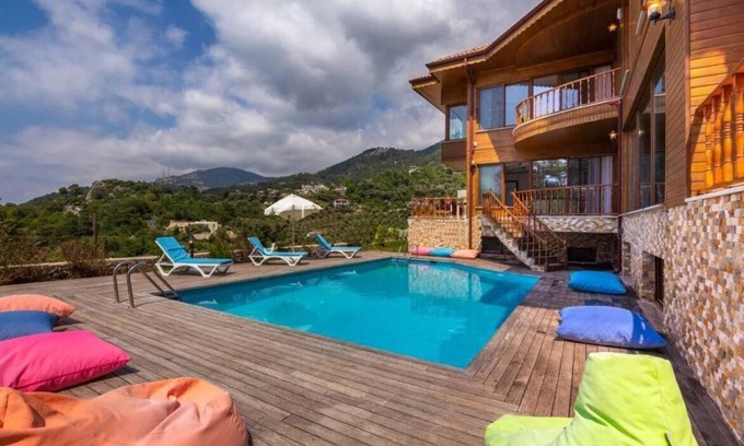 Uzunyurt Villa | Serene Faralya Villa with Private Pool near Kelebekler Vadisi