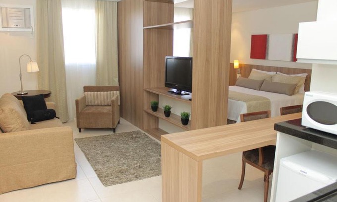 Sao Jose do Rio Preto Hotel | Exceptional Faria Lima Flat Service with Pool and Breakfast
