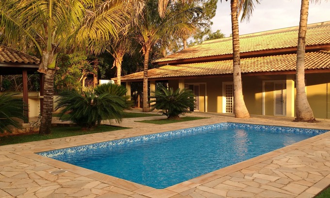 Campinas House | Spacious Farm Retreat with Pool & Barbecue for Large Groups
