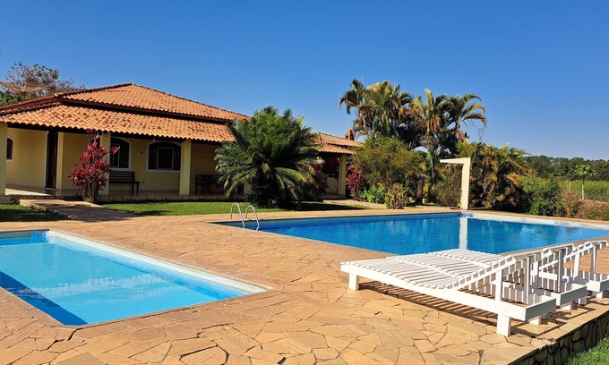 Porto Feliz RV Rental | Inviting Farm Retreat in Porto Feliz with 3 Pools & WiFi