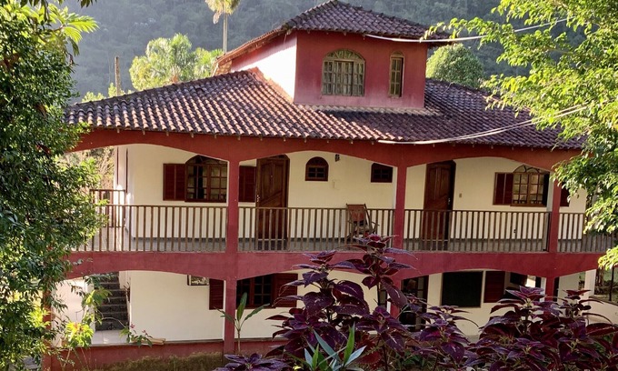 Casimiro de Abreu House | Idyllic Farm Retreat with Private Waterfall & Ocean View