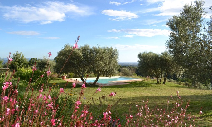 Montefiascone Villa | Idyllic Farmhouse in Tuscia with Pool & Gorgeous Garden