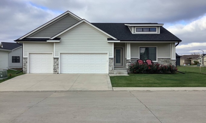 Johnston Villa | Charming Farmhouse Villa with Front Porch and Family-Friendly Amenities