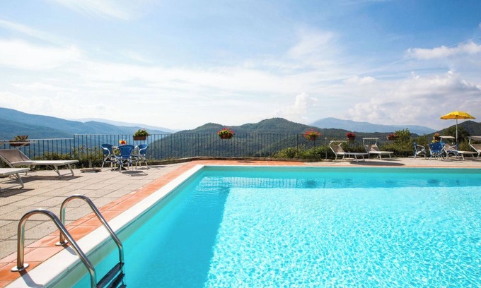 Dicomano Other | Experience Usignolo: Scenic Mountain View & Relaxing Pool