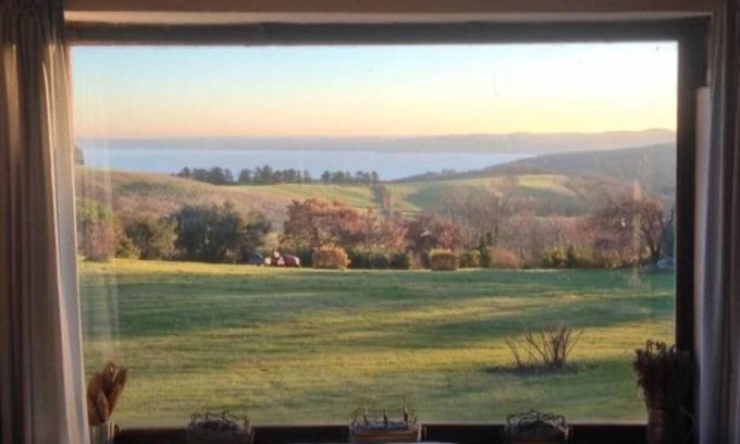 Sutri House | Farmhouse with swimming pool with a magnificent view of Lake Bracciano.