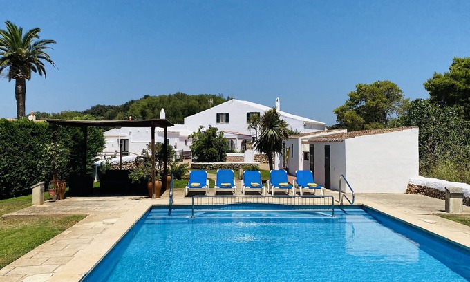 Alayor Villa | Relaxing Farmhouse Retreat with Pool and Padel Court