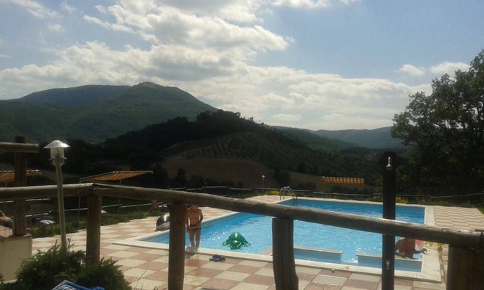 Acqualagna Apartment | Idyllic Farmhouse with Pool in Montefeltro's Nature