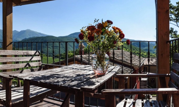 Acqualagna Apartment | Idyllic Farmhouse with Pool in Montefeltro's Nature