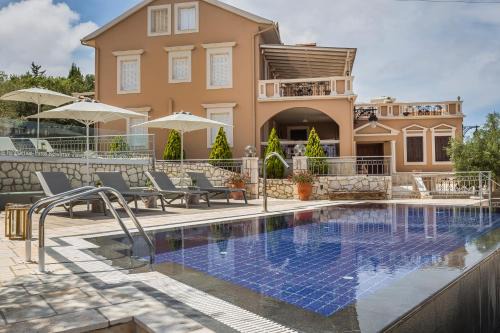 Matsoukata Apartment | Elegant Faros Residence for Adults with Oceanfront Pool