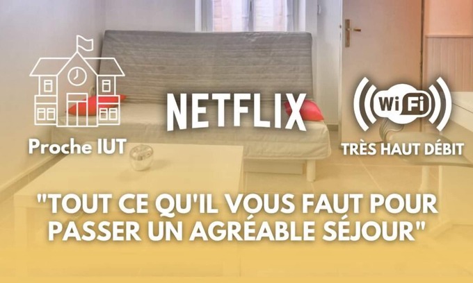 Saint-Quentin Apartment | Faubourg d'Isle 1 Cozy Studio near IUT station