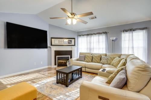 Fayetteville House | Fayetteville Vacation Rental: Family-Friendly and Relaxing Getaway