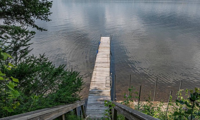 Lac du Flambeau Cabin | Lake View Retreat with Dock and Perfect Guest Rating