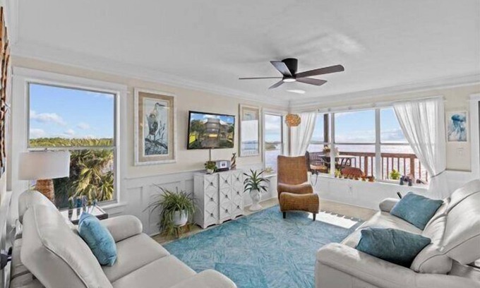 Cedar Key Condo | Scenic Water View at Fenimore Mill 6C - Pet Friendly Retreat