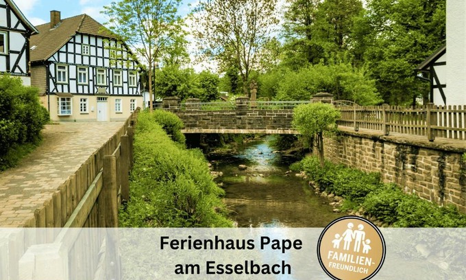 Eslohe House | Ideal Family Retreat: Spacious House with Pool & Garden